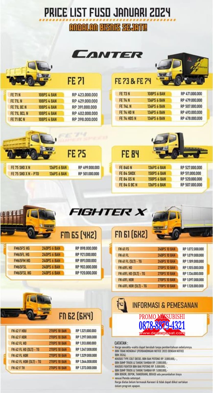 Promo Truck Canter Fuso CDD